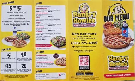 hungry howies menu|hungry howie's menu nutrition guide.
